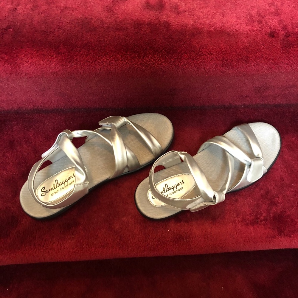 NWT SandBaggers Golf Sandals
